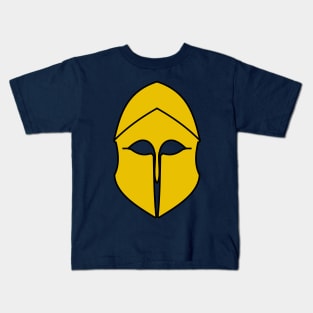 Corinthian helmet (gold) Kids T-Shirt